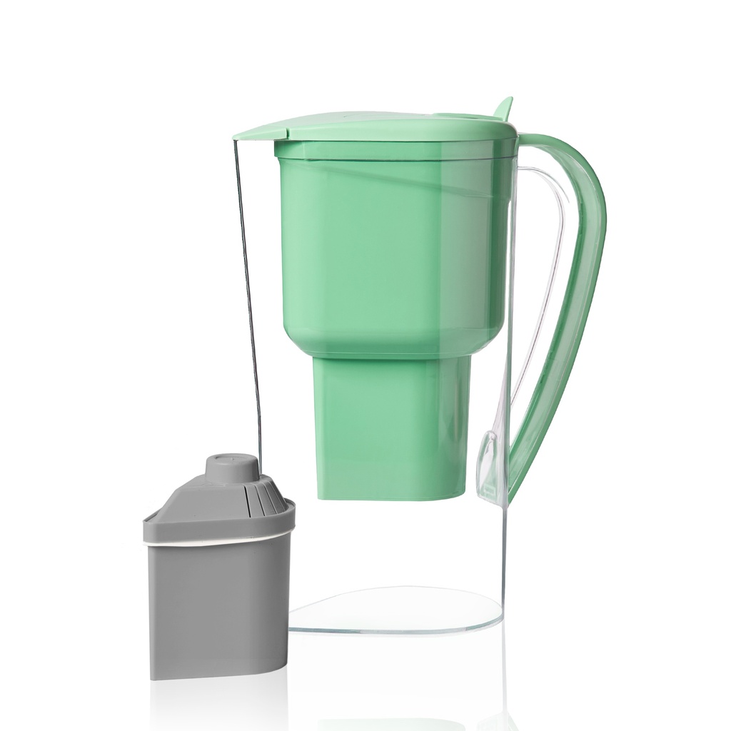 Jarra Verde Alkanatur Drops Zeolita Clinoptilolita (Filtro Gris)